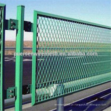 Quente vendas PVC revestido Expanded Metal Fence fabricante usado na estação de embalagem